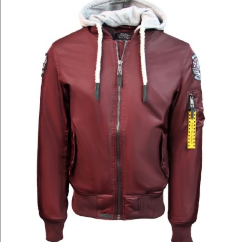 Top Gun MA-1 with hood